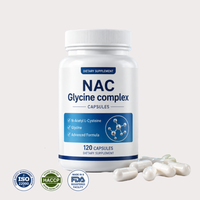 Astrawell Capsules de bien-être naturelles NAC Glycine pour la purification du foie et le soutien contre le stress oxydatif