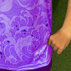 T-shirt décontracté en tricot élégant pour hommes 2026, manches courtes, tissu en coton respirant, grande taille, hip-hop, écologique, personnalisable - Product Image 4