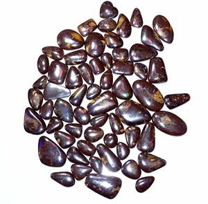 โอปอลหินธรรมชาติจากออสเตรเลียมือขัดรูปร่างแฟนซีอัญมณีหลวม Cabochon สําหรับเครื่องประดับแหวน - Product Image 2