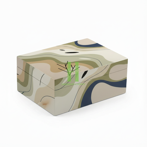 กล่องใส่เครื่องประดับเคลือบเงาคุณภาพสูง ขายดี เป็นมิตรกับสิ่งแวดล้อม ผลิตด้วยมือจากเวียดนาม ปรับแต่งสีและขนาดได้ ดีไซน์ทันสมัยสำหรับงานแต่งงาน - Product Image 6