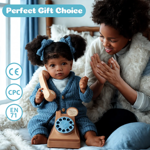 Babeside 20 ''afro-americano rinato bambola Celina in vinile bambole <span class=keywords><strong>Reborn</strong></span> bambina neonato bambole OEM all'ingrosso - Product Image 5