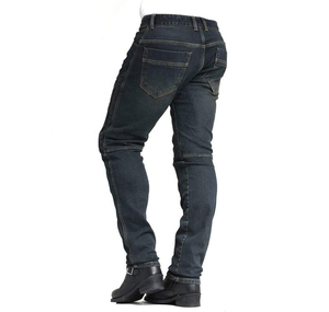 Pantalones vaqueros OEM de diseño para hombre, pantalones vaqueros de motorista, pantalones de motocicleta, pantalones de secado rápido para carreras de coches, venta al por mayor de alta calidad - Product Image 3
