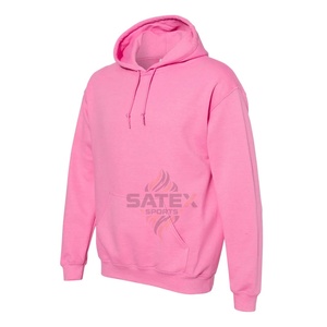 Sweat-shirts à capuche pour hommes de haute qualité, en molleton 100% coton, lourds, unis, avec logo brodé personnalisé, poche, style streetwear, coupe classique, lot de 2 - Product Image 5