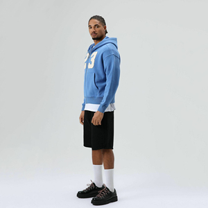 Sweat-shirts à capuche pour hommes en coton 100% avec fermeture éclair, logo personnalisé, streetwear d'hiver, ODM, imprimé en relief, vintage, déchiré, délavé à l'acide, épaules tombantes - Product Image 3