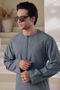 Vente chaude 2025 Thobe saoudien de luxe avec tissu respirant Style saoudien élégant Parfait pour le port quotidien et les événements formels - Product Image 2