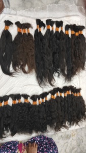 Cabello humano a granel de la mejor calidad del sur de la India. Sin hielo, Canas y nueces. Solo cabello Remy de Venta caliente - Product Image 5