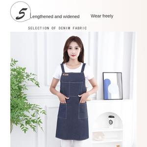 ผ้ากันเปื้อนผ้าฝ้ายระบายอากาศแขนกุดสำหรับร้านอาหารผ้ากันเปื้อนโพลีเอสเตอร์สำหรับบาร์เทนเดอร์ช่างทำเล็บและช่างสัก - Product Image 6