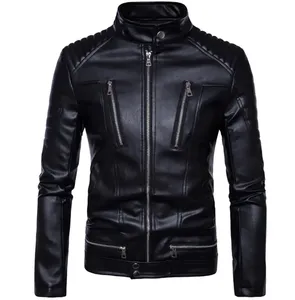 Veste en cuir vintage de haute qualité pour hommes-Style classique en cuir véritable et parfait pour les tenues décontractées et formelles - Product Image 1