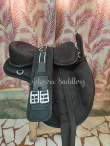 Vente en gros fabricant léger 10 "-19" pouces selle anglaise sans arbre Style occidental avec poignée de sécurité vente chaude - Product Image 6