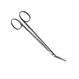 Locklin 16 Cm/6 1/4 \ "Tijeras angulares Tijeras de Cirugía General médica con bordes de corte dentados Hecho de acero inoxidable Metal - Product Image 3