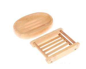 Hot Product Bamboo Bath Soap Dish/Bamboo Wood Soap Dish Engraved Custom Logo/Bathroom <b>Shower</b> Bamboo Soap Dish Storage Holder - Product Image 3