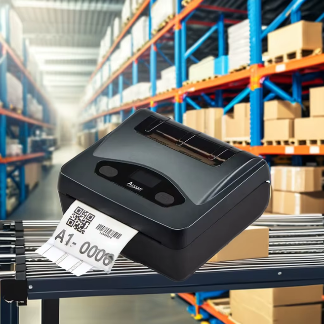 3 Inch  Thermal Label Printer, Portable Barcode Printer with Lithium Battery for IOS Android