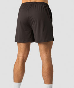 Short athlétique léger en maille pour homme avec maille respirante 90% polyester 10% spandex avec cordon de serrage à la taille et poche à fermeture éclair - Product Image 2