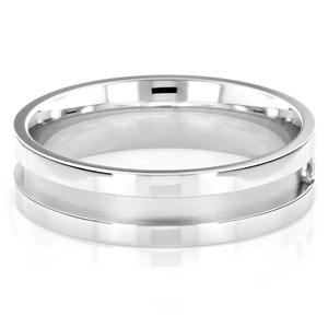 Piedra moissanita, ajuste de bisel de plata de ley 925, diseño minimalista de 4x4mm, anillo de mujer, chapado en oro de 18 quilates, compromiso de boda fino - Product Image 4