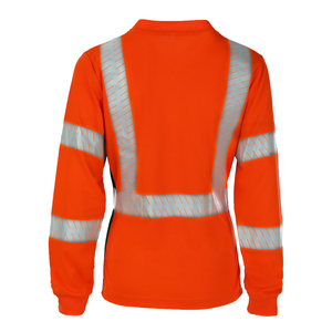 Camisa de Trabajo Reflectante y Resistente al Viento para Hombre, Certificada ANSI/ISEA 107, Ropa de Trabajo de Alta Visibilidad, Transpirable y de Secado Rápido, Venta al Por Mayor - Product Image 3