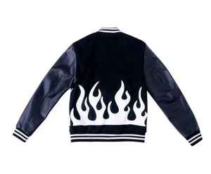 Veste bomber universitaire unisexe personnalisée imperméable coupe-vent à capuche avec logo frontal, fabrication en gros pour l'hiver - Product Image 2