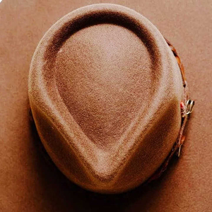 หมวกคาวบอยแฟชั่นขายส่งปี 2025 หนังคุณภาพสูง ลายปรับแต่งได้ หมวกเท่ห์สำหรับกิจกรรมกลางแจ้ง รับทำโลโก้และสีตามสั่ง ใช้ได้ทุกฤดู - Product Image 5