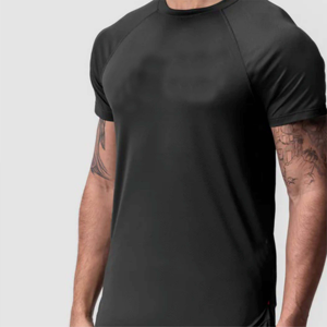 Mens <b>Black</b> Gym <b>T</b>-<b>Shirt</b> Quick Dry Athletic Fit Workout Tee Short Sleeve Breathable Training <b>Shirt</b> - Product Image 4