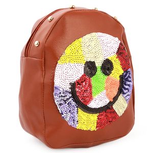 Girls <b>Backpack</b> (7572B) - <b>Brown</b> - Product Image 1