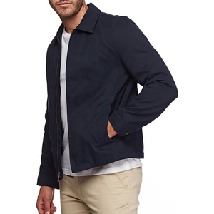 Custom Made Men's Vintage Waterproof Breathable Denim Jacket with Front Logo Cotton Blend Winter Plus Size - Product Image 5