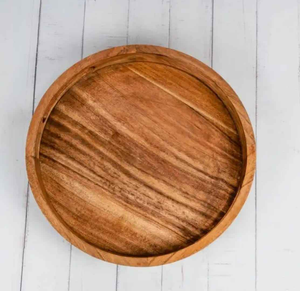 Plateau en bois écologique avec poignée pour le salon, la table à manger familiale ou le bar, idéal pour servir les boissons - Product Image 2