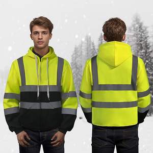 Sudaderas de Seguridad de Alta Calidad, Sudadera de Forro Polar Reflectante para Clima Frío - Product Image 2