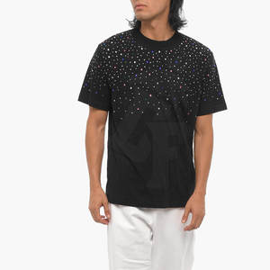 เสื้อยืดลำลองผู้ชายทำจากวัสดุที่ดีที่สุดสวมใส่สบายด้วยพลอยเทียมประกายสำหรับลุคประจำวัน - Product Image 3