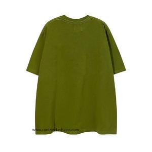 Camiseta de gran tamaño de lujo de algodón pesado personalizada para hombre, cuello simulado, 100% algodón, tejido no tejido, estampado personalizado, logotipo, estilo con patrón de letras - Product Image 1