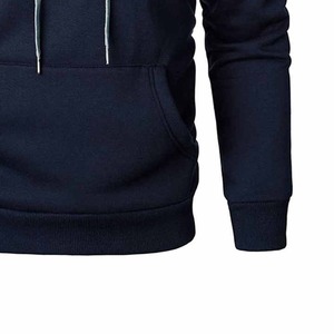 Personnalisé lourd Vintage goutte épaule Basics fermeture éclair sweats à capuche pour hommes thermique à manches longues français éponge Zip sweatshirts-hiver - Product Image 3