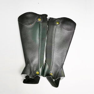 Chaparreras de Equitación Personalizadas al por Mayor 2025 / Protector de Piernas Cómodo y Antidesgaste Personalizado, Chaparreras de Cuero Occidental para Montar a Caballo - Product Image 2