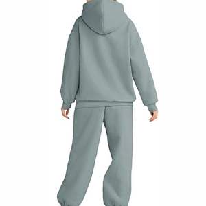 Track Suit for Women Custom Logo Stretchable Tracksuit <b>Sport</b> Wear Women Set Warm and Comfy 2 Piece Men Tracksuit Hoodie - Product Image 2