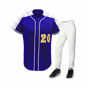 Uniforme de béisbol para hombre Jerseys Pant Street Wear Style Hecho en Pakistán - Product Image 1