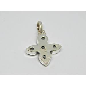 Pendentif améthyste verte fait à la main en argent sterling 925 pendentif à breloque mignon avec motif numérique de pierres précieuses - Product Image 3