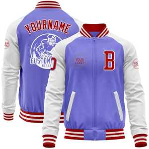 Chaqueta universitaria de lana de fabricante OEM, ropa de abrigo con letras de béisbol bordadas personalizadas para equipos deportivos o moda callejera - Product Image 6
