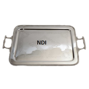 Bandeja decorativa de forma personalizada, Decoración de mesa de boda, bandeja de servicio, cocina, Catering, bandeja de servidor de comida de desayuno usada para uso doméstico - Product Image 2