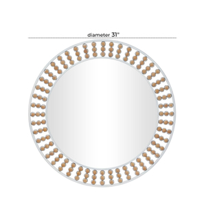 Latest Wall Decorative <b>Metal</b> <b>Framed</b> Mirrors OEM Customized Handmade Wall Mirror for Bedroom & Bathroom - Product Image 5