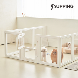 คอกกั้นสัตว์เลี้ยงกันน้ำอะคริลิคใสสำหรับสุนัขและลูกสุนัขขนาดเล็กปรับขนาดได้ตามต้องการทันสมัย - Product Image 4