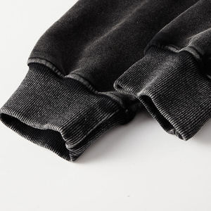 Sweat à capuche unisexe personnalisé, ample et surdimensionné, brodé, en polyester/coton, écologique, coupe-vent, respirant, 350g - Product Image 6