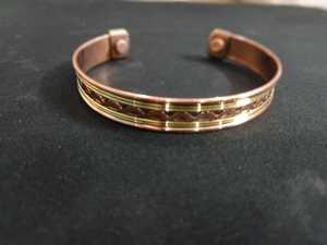 Handmade Adjustable Solid Copper Bangle Traditional Design Cuff for <b>Health</b> and Fashion Premium Quality Copper <b>Bracelets</b> - Product Image 5