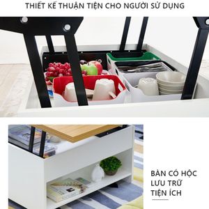 Yüksek kalite, iyi fiyat akıllı katlanır kanepe çay masası ve yemek masası kalın melamin kaplama ile MDF ahşap yapılmış - Product Image 3