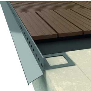Renoplast ®   Perfil de aluminio para aleros D25, acabados para terrazas y balcones, suelos de baldosas sobre mortero adhesivo, sistemas de drenaje - Product Image 4