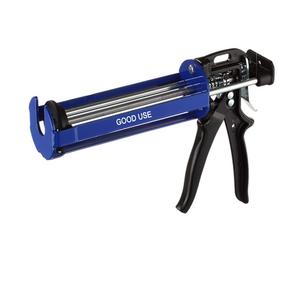 Pistola de calafateo Coaxial de poliéster Industrial de 380Ml, fuente de alimentación Manual, empuñadura de pistola selladora de alta viscosidad de acero de grado DIY para - Product Image 1