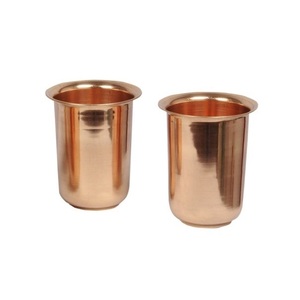 Bar & Wine Vidrio de cobre de diseño moderno para una sola pieza martillada para beber agua y jugo para cocina y mesa para venta caliente - Product Image 4