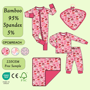 Ropa de Bebé de Bambú Personalizada al por Mayor, <span class=keywords><strong>Bata</strong></span> con <span class=keywords><strong>Cremallera</strong></span> para Recién Nacidos, Pijama de Bambú, Pijama Enterizo con <span class=keywords><strong>Cremallera</strong></span> para Bebés, Pijama para Niños Pequeños - Product Image 1