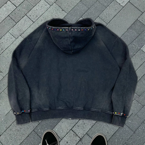 Sweats à capuche pour hommes de haute qualité, vêtements de rue, pulls, vente en gros, sweats à capuche personnalisés, logo, couleur unie, sweats à capuche pour hommes - Product Image 3