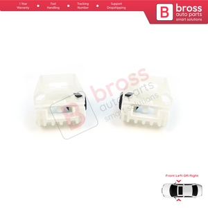 คลิปซ่อมชุดมอเตอร์กระจกหน้าต่าง BWR525+BWR526 รุ่น A+B สำหรับประตูหน้า สำหรับรถยนต์ New Beetle C1 Toledo MK2 1M2 Leon MK1 1M1 Fabia MK1 6Y Praktik - Product Image 3