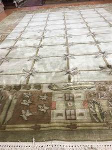 Alfombra de puerta con diseño cuadrado grande de estilo moderno, flecos rectangulares de estilo indonesio, lana, seda, hogar, sala de estar, área de coche de oración - Product Image 5