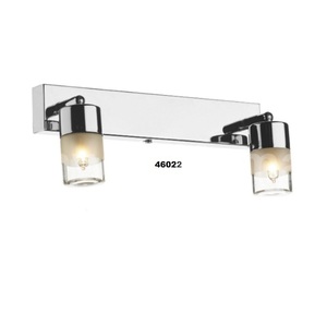 Applique murale moderne en métal argenté chromé poli pour la maison, le salon, la chambre à coucher, le jardin et la pelouse. - Product Image 4