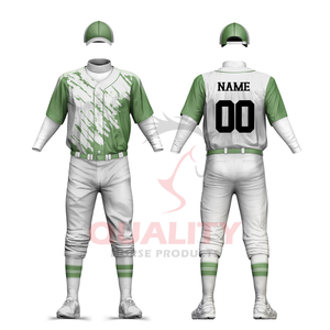 Ensemble d'uniformes de baseball sublimés personnalisés comprenant un maillot et un pantalon en tissu respirant évacuant l'humidité design de style professionnel parfait - Product Image 1