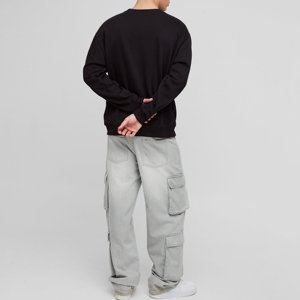 Bas prix produit à la mode à la mode hommes sweat coton mélangé confortable tissu coton matériel hommes sweat - Product Image 6